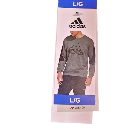ADIDAS MEN'S CREW NECK SWEATSHIRT•SIZE LARGE - Picture 7 of 13